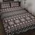 Fiji Quilt Bed Set Bula Fiji Masi Motif Brown Color Design1