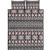 Fiji Quilt Bed Set Bula Fiji Masi Motif Brown Color Design