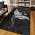 Hawaii Area Rug Hawaiian Map Polynesian Tribal Ray Tattoo