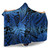 Hawaii Hooded Blanket Tribal Polynesian Pattern Leaf