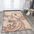 Chuuk State Area Rug Hibiscus Flower Vintage Style2