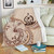 Vanuatu Premium Blanket Hibiscus Flower Vintage Style1