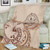 Marshall Islands Premium Blanket Hibiscus Flower Vintage Style