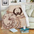 Pohnpei State Premium Blanket Hibiscus Flower Vintage Style1