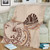 Tahiti Premium Blanket Hibiscus Flower Vintage Style