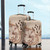 Kosrae Luggage Cover Hibiscus Flower Vintage Style1