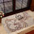 Vanuatu Door Mat Hibiscus Flower Vintage Style2
