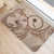 Chuuk State Door Mat Hibiscus Flower Vintage Style