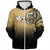 Hawaii Sherpa Hoodie Kanaka Map Polynesian Tribal Style