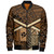 Tonga Bomber Jacket Ngatu Pattern Siapo
