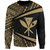 Hawaii Sweatshirt Polynesian Tribal Pattern Round Style
