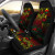 Wallis And Futuna Car Seat Covers - Wallis And Futuna Coat Of Arms Turtle Hibiscus Reggae