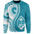 Guam Sweatshirt Seat Tribal Island Coconut Tree Design