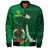 Vanuatu Bomber Jacket Coat Of Arms Tree Coconut