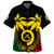 Vanuatu Hawaiian Shirt Tribal Pattern Coconut