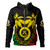 Vanuatu Hoodie Tribal Pattern Coconut
