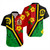 Vanuatu Short Sleeve Shirt Tribal Polynesia Tattoo With Map