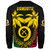 Vanuatu Sweatshirt Tribal Pattern Coconut