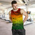 Vanuatu Tank Top Polynesia Tribal Pattern With Map