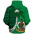 Vanuatu Sherpa Hoodie Coat Of Arms Tree Coconut