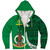 Vanuatu Sherpa Hoodie Coat Of Arms Tree Coconut