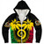 Vanuatu Sherpa Hoodie Tribal Pattern Coconut