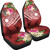 Nauru Polynesian Car Seat Covers - Summer Plumeria (Red)
