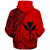 Hawaii Sherpa Hoodie Kanaka Tribal Polynesian Island