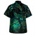 New Zealand Hawaiian Shirt Tribal Wave Papua Shell With Silver Fern