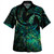 New Zealand Hawaiian Shirt Tribal Wave Papua Shell With Silver Fern