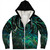 New Zealand Sherpa Hoodie Tribal Wave Papua Shell With Kiwi Bird