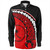 Chuuk State Long Sleeve Shirt Turtle Polynesian Tribal Coat Of Arms