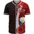 Philippines Polynesian Custom Personalised Baseball Shirt - Coat Of Arm With Hibiscus