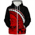 Marshall Islands Sherpa Hoodie Turtle Polynesian Tribal Coat Of Arms