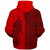 Papua New Guinea Sherpa Hoodie Tapa Pattern Half Concept