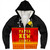 Papua New Guinea Sherpa Hoodie Tribal Pattern Traditional Culture