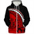 New Zealand Sherpa Hoodie Turtle Polynesian Tribal Coat Of Arms
