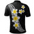 Hawaii Polo Shirt  Polynesian Pattern And Plumeria2