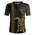 Hawaii Rugby Jersey Polynesian Tribal Turtle Gold