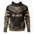 Guam Hoodie Custom Personalised Polynesian Chief Tattoo