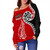 New Zealand Off Shoulder Sweatshirt Aotearoa Maori Waitangi Day