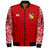 Tonga Bomber Jacket Ngatu Pattern Seal Athletic