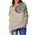 Polynesian Off Shoulder Sweatshirt Polynesian Tattoo Style Version 2.0 Nude2