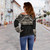 Polynesian Off Shoulder Sweatshirt Traditional Tribal Tattoos