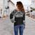 Polynesian Off Shoulder Sweatshirt Traditional Tribal Tattoos