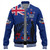 New Zealand Baseball Jacket Flag Maori Pattern Solider Fern Lest We Forget