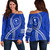 Chuuk State Off Shoulder Sweatshirt Tribal Polynesian In My Heart