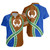 Pohnpei State Off Shoulder Sweatshirt Tribal Polynesian In My Heart