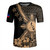 Philippines Filipinos Rugby Jersey Star With Tribal Flower Design Gold