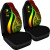 Yap Car Seat Covers - Reggae Polynesian Tentacle Tribal Pattern